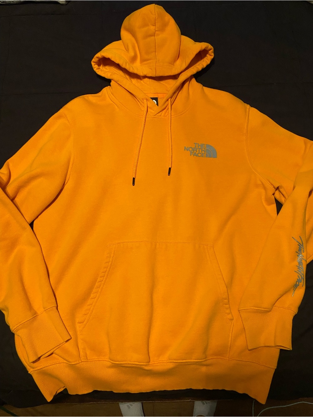 The North Face Men's Bright Orange Hoodie